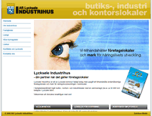 Tablet Screenshot of industrihus.se